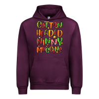Mauve Wine cotton headed ninny muggins Urban Hoodie - MaliasSmallBusiness