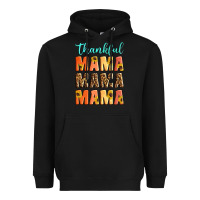Black Thankful mama mama mama Heavyweight Hoodie - Artiststas