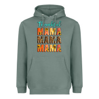 Sage Thankful mama mama mama Heavyweight Hoodie - Artiststas