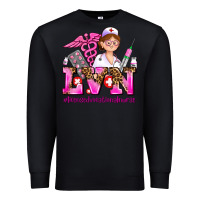 Black lvn licensed vocational nurse Premium Sweatshirt - AdoDesignShop
