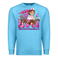 Ocean Blue lvn licensed vocational nurse Premium Sweatshirt - AdoDesignShop