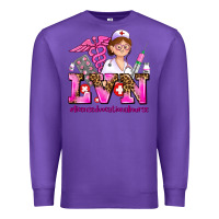 Purple lvn licensed vocational nurse Premium Sweatshirt - AdoDesignShop