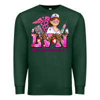Sports Green lvn licensed vocational nurse Premium Sweatshirt - AdoDesignShop