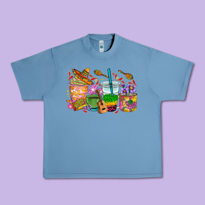 Mexico Coffee Cups Urban Heavy Tee Designed By Ranaportraitstore