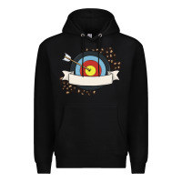 Black custom name archery Premium Hoodie - MaliasSmallBusiness