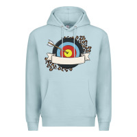 Blue Mist custom name archery Premium Hoodie - MaliasSmallBusiness