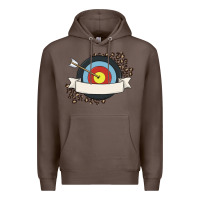 Coffee custom name archery Premium Hoodie - MaliasSmallBusiness