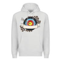 Dove Grey custom name archery Premium Hoodie - MaliasSmallBusiness