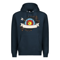 Navy custom name archery Premium Hoodie - MaliasSmallBusiness
