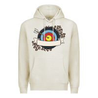 Oatmeal Heather custom name archery Premium Hoodie - MaliasSmallBusiness