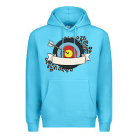 Ocean Blue custom name archery Premium Hoodie - MaliasSmallBusiness