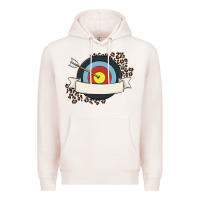 Pale Pink custom name archery Premium Hoodie - MaliasSmallBusiness