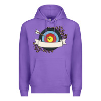 Purple custom name archery Premium Hoodie - MaliasSmallBusiness