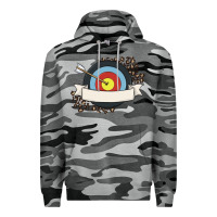 Slate Camo custom name archery Premium Hoodie - MaliasSmallBusiness