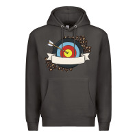 Smoke custom name archery Premium Hoodie - MaliasSmallBusiness