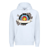 White custom name archery Premium Hoodie - MaliasSmallBusiness