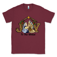 Burgundy christmas oh holly night Classic Tee - RanaPortraitStore