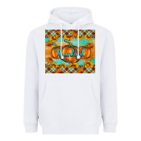 White Thankful Pumpkins Heavyweight Hoodie - Artiststas