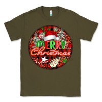 Army Green Merry christmas Classic Tee - FaDigitalArtStudio