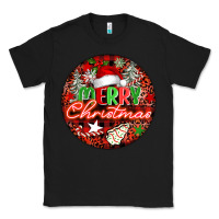 Black Merry christmas Classic Tee - FaDigitalArtStudio