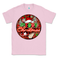 Bubblegum Pink Merry christmas Classic Tee - FaDigitalArtStudio