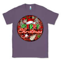 Lavender Merry christmas Classic Tee - FaDigitalArtStudio