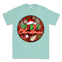 Seafoam Merry christmas Classic Tee - FaDigitalArtStudio