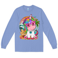 Colony Blue summer unicorn tbw Long Sleeve Tee - texasbilliewilder