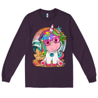 Plum summer unicorn tbw Long Sleeve Tee - texasbilliewilder