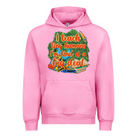 Fuchsia Pink i teach tiny humans im kind of a big deal Urban Hoodie - NancyCooperArtShop