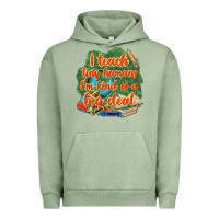 Pigment Oil Green i teach tiny humans im kind of a big deal Urban Hoodie - NancyCooperArtShop