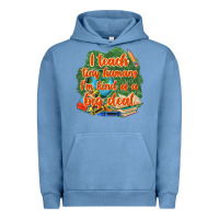 Pigment Pebble Blue i teach tiny humans im kind of a big deal Urban Hoodie - NancyCooperArtShop