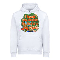White i teach tiny humans im kind of a big deal Urban Hoodie - NancyCooperArtShop