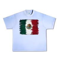 Grape Ice Mexican Flag Urban Heavy Tee - RanaPortraitStore