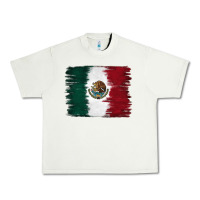 Pistachio Mexican Flag Urban Heavy Tee - RanaPortraitStore