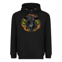 Black black angus cactus sunflower Heavyweight Hoodie - JahusDesignShop