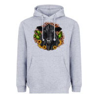 Heather Grey black angus cactus sunflower Heavyweight Hoodie - JahusDesignShop