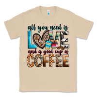 Mushroom all you need is love and a good cup of coffee Classic Tee - Zillion Design Studio