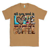 Toasted Coconut all you need is love and a good cup of coffee Classic Tee - Zillion Design Studio