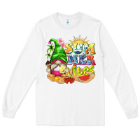White summer vibes gnome tbw Long Sleeve Tee - texasbilliewilder
