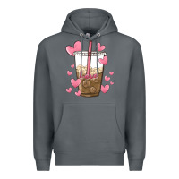 Rock valentine coffee lover Premium Hoodie - MaliasSmallBusiness