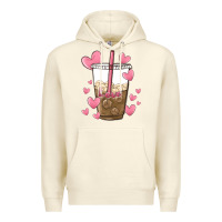 Sandshell valentine coffee lover Premium Hoodie - MaliasSmallBusiness
