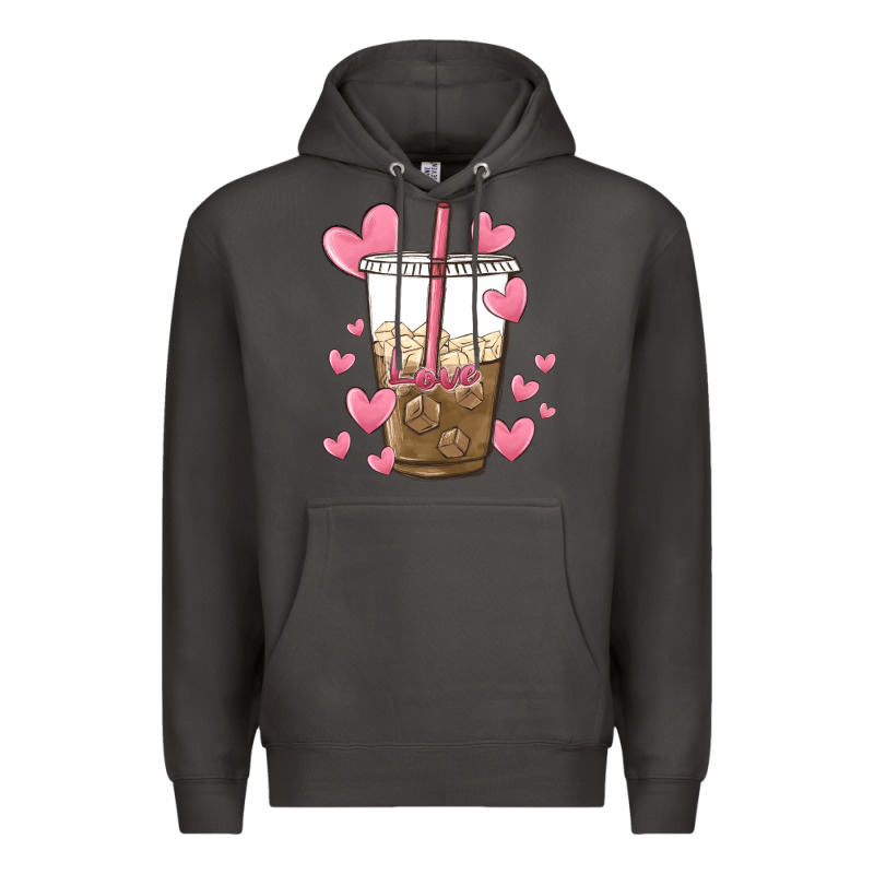 Valentine Coffee Lover Premium Hoodie by MaliasSmallBusiness | Teevron