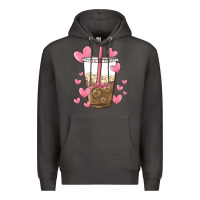 Smoke valentine coffee lover Premium Hoodie - MaliasSmallBusiness