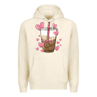 Tofu valentine coffee lover Premium Hoodie - MaliasSmallBusiness