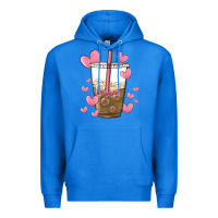 True Royal valentine coffee lover Premium Hoodie - MaliasSmallBusiness