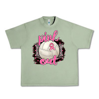 Oil Green Pink Out Volleyball Urban Heavy Tee - BarkalooDesign