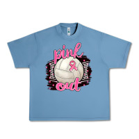Pebble Blue Pink Out Volleyball Urban Heavy Tee - BarkalooDesign