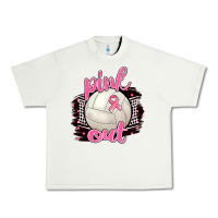 Pistachio Pink Out Volleyball Urban Heavy Tee - BarkalooDesign