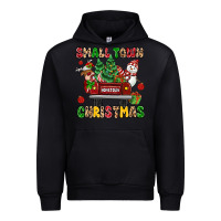 Black Christmas Santa and reindeer truck Urban Hoodie - MaliasSmallBusiness